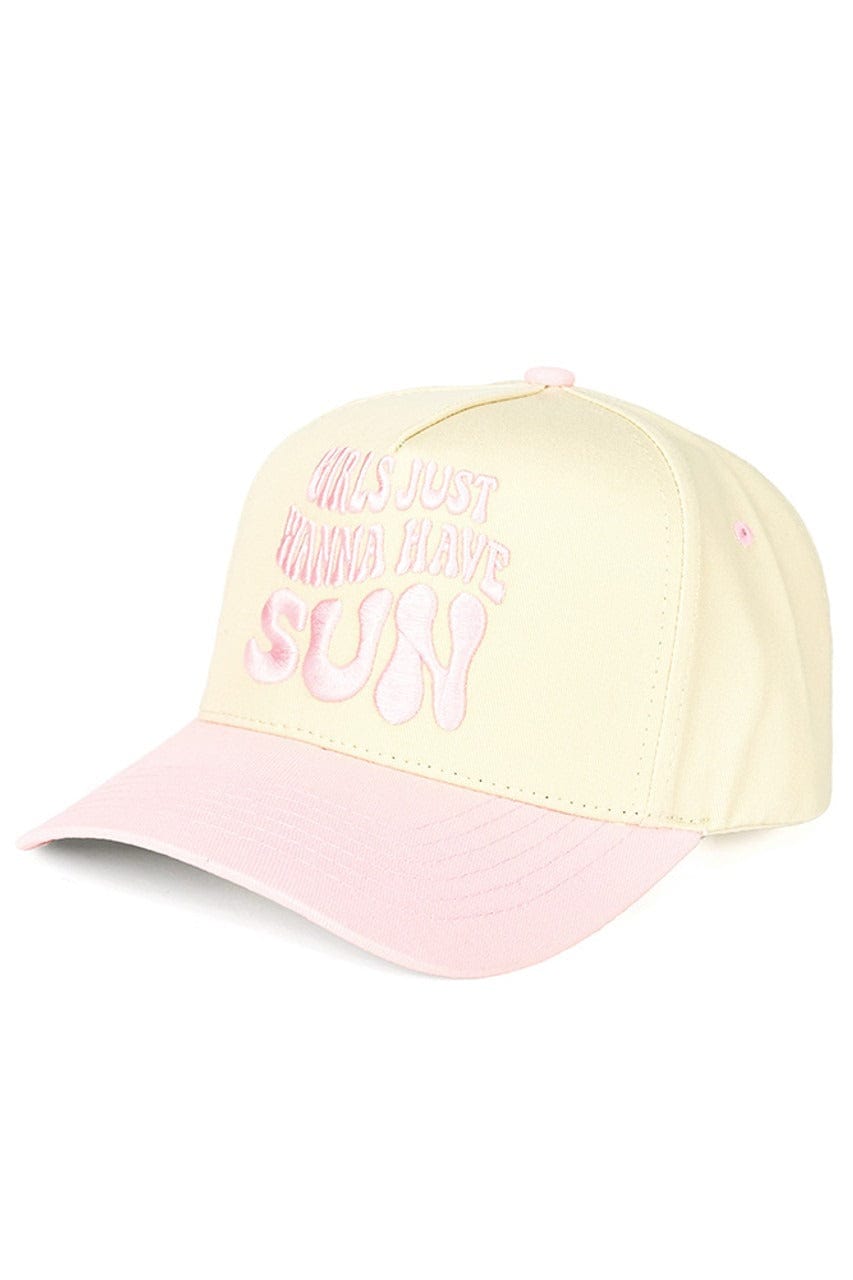 TCM0011 Girls Just Wanna Have Sun Trucker Hat - MiMi Wholesale