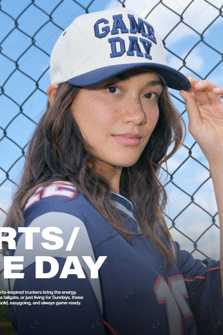 TCM0015 "GAME DAY" Trucker Hat - MiMi Wholesale