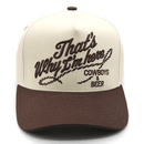 TCM0023 "That's Why I'm here" Puff Embroidered Trucker Hat - MiMi Wholesale