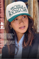TCM0027 Tequila Social Club Embroidered Trucker Hat - MiMi Wholesale