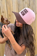 TCM0028 "DOG MOM" Puff Embroidered Trucker Hat - MiMi Wholesale