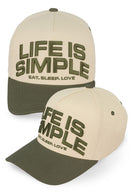TCM0029 "LIFE IS SIMPLE" Trucker Hat - MiMi Wholesale