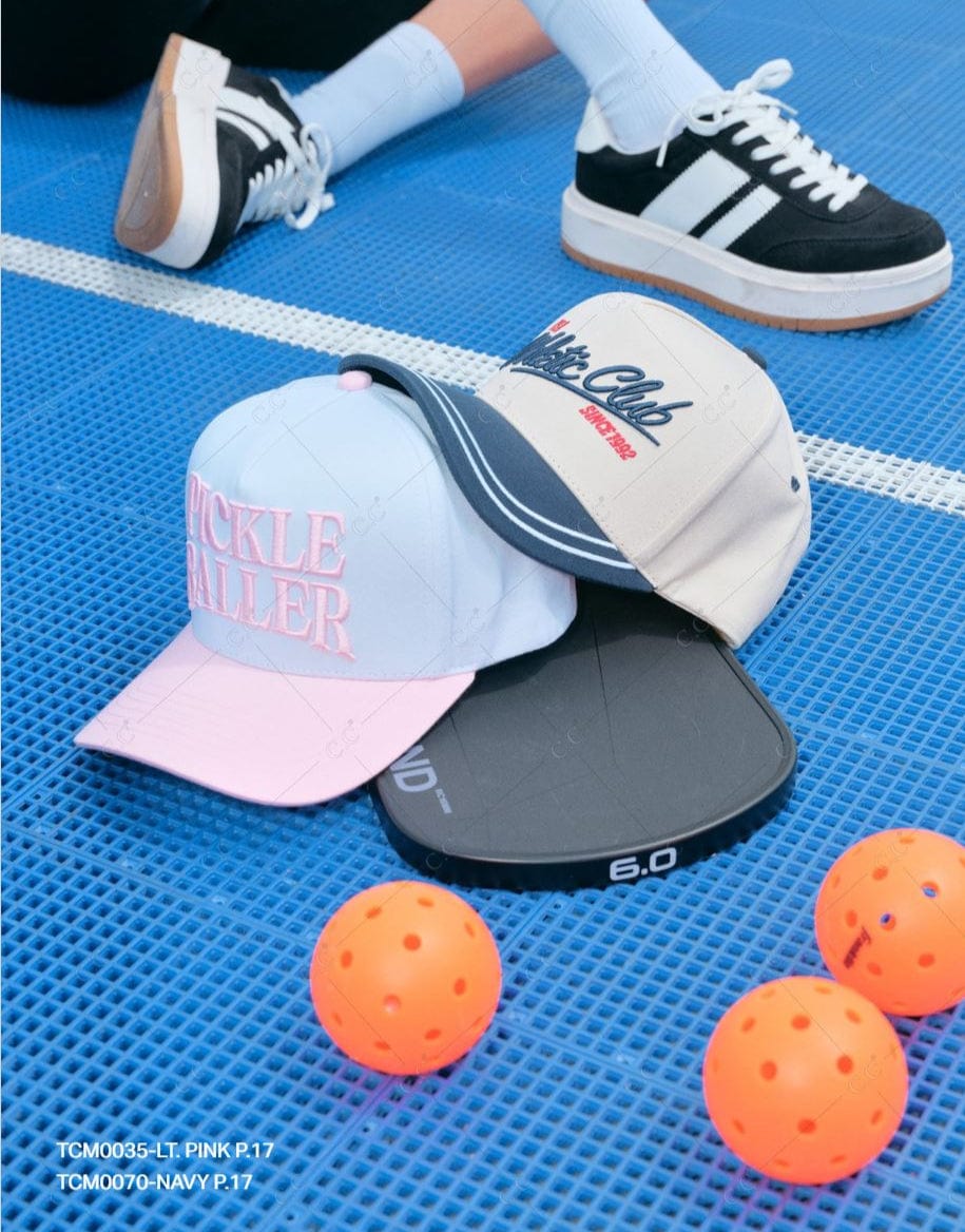 TCM0035 Pickle Baller Embroidered Trucker Hat - MiMi Wholesale