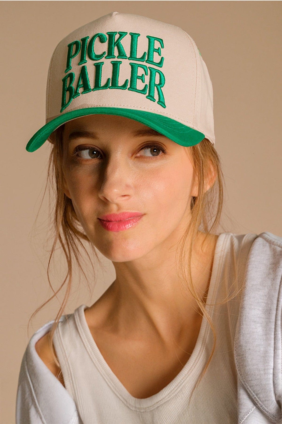 TCM0035 Pickle Baller Embroidered Trucker Hat - MiMi Wholesale