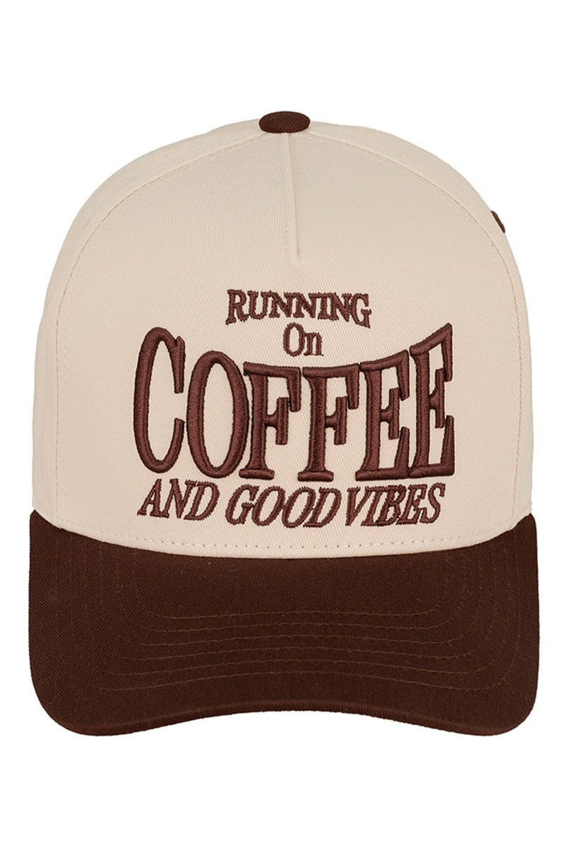 TCM0038 Running On Coffee And Good Vibes Trucker Hat - MiMi Wholesale