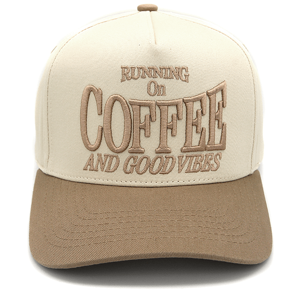 TCM0038 Running On Coffee And Good Vibes Trucker Hat - MiMi Wholesale