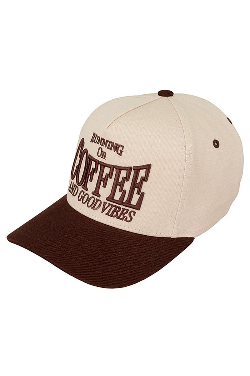 TCM0038 Running On Coffee And Good Vibes Trucker Hat - MiMi Wholesale