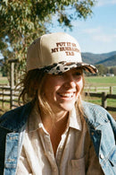 TCM0050 Puff Embroidered Put It On My Husband's Tab Trucker Hat - MiMi Wholesale