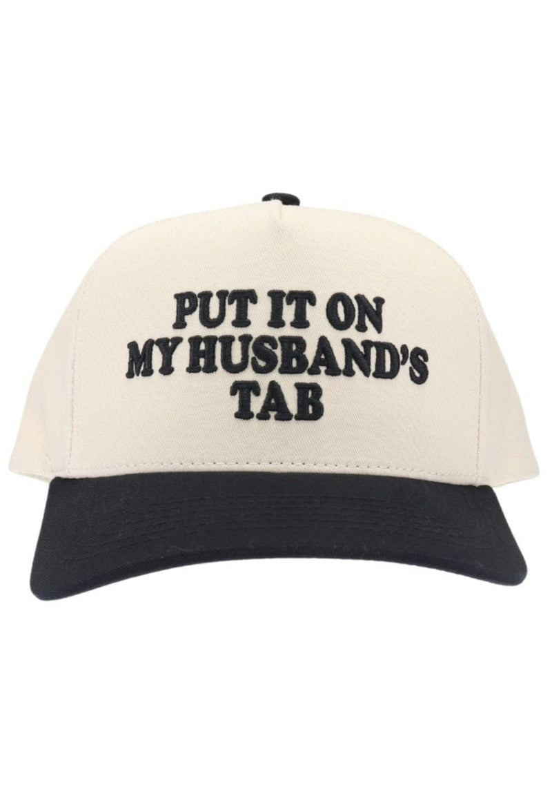 TCM0050 Puff Embroidered Put It On My Husband's Tab Trucker Hat - MiMi Wholesale