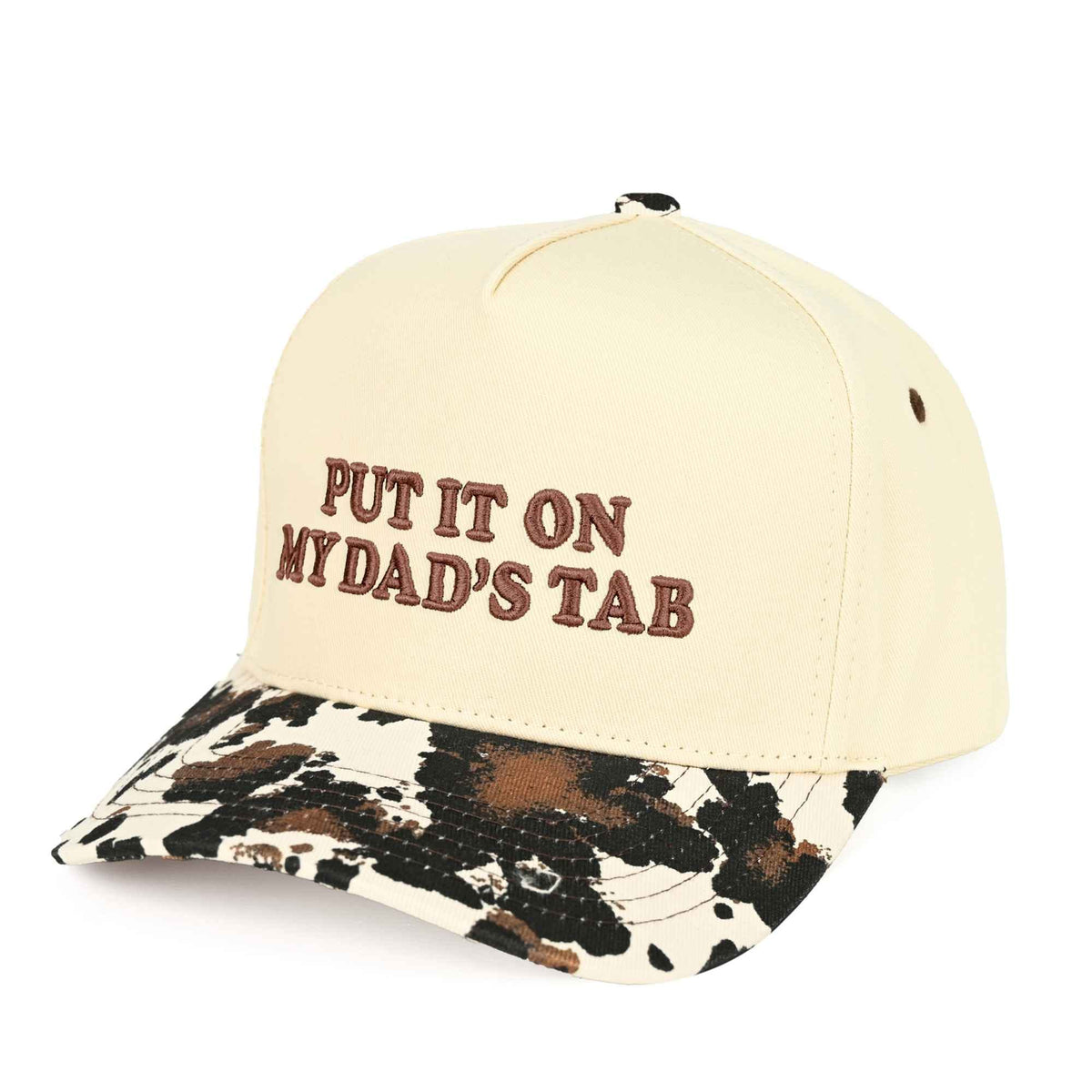 TCM0051 Puff Embroidered Put It On My Dad's Tab Trucker Hat - MiMi Wholesale
