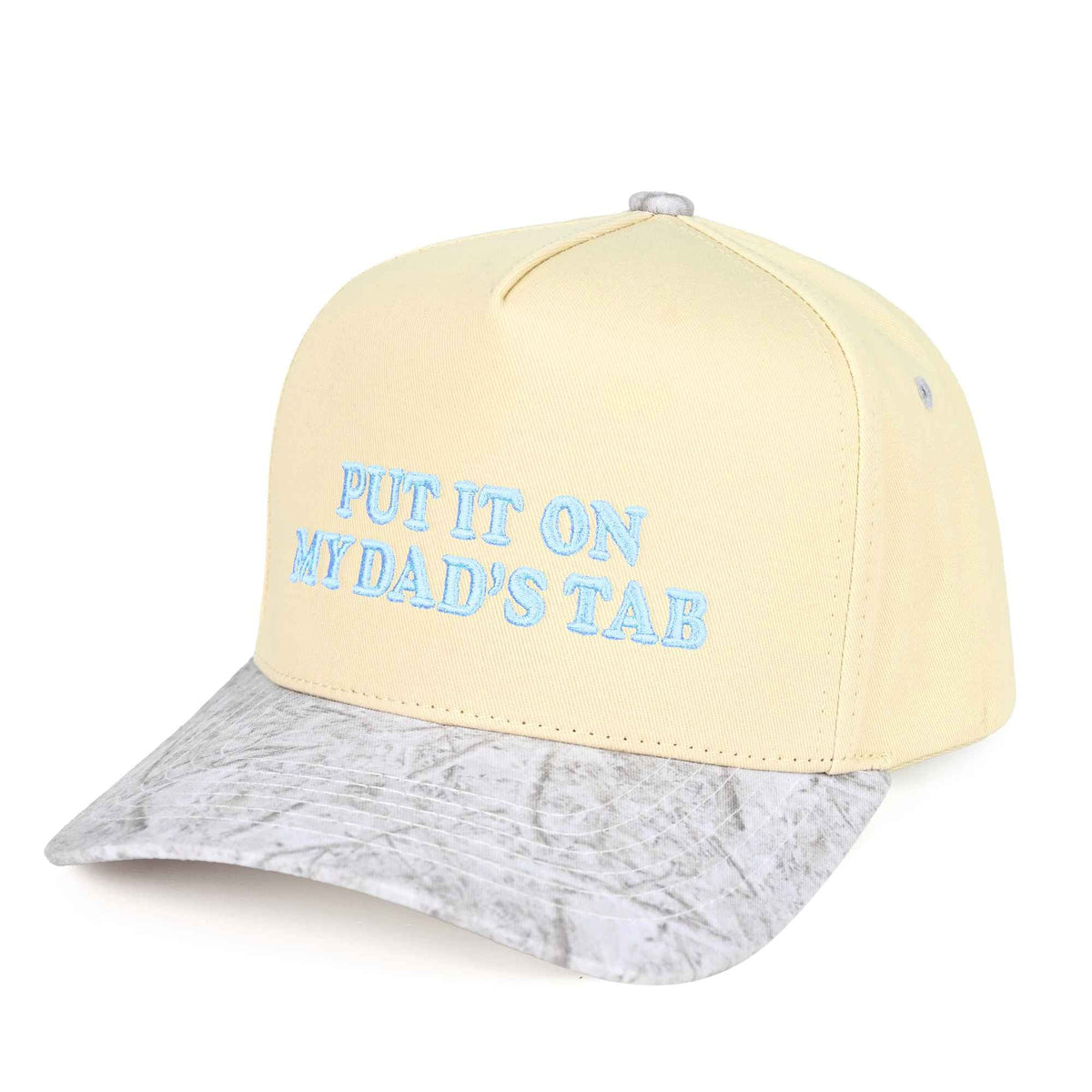 TCM0051 Puff Embroidered Put It On My Dad's Tab Trucker Hat - MiMi Wholesale