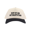 TCM0051 Puff Embroidered Put It On My Dad's Tab Trucker Hat - MiMi Wholesale