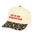 TCM0051 Puff Embroidered Put It On My Dad's Tab Trucker Hat - MiMi Wholesale