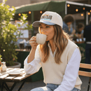 TCM0100 Weekend Hiking Club Corduroy Trucker Hat - MiMi Wholesale