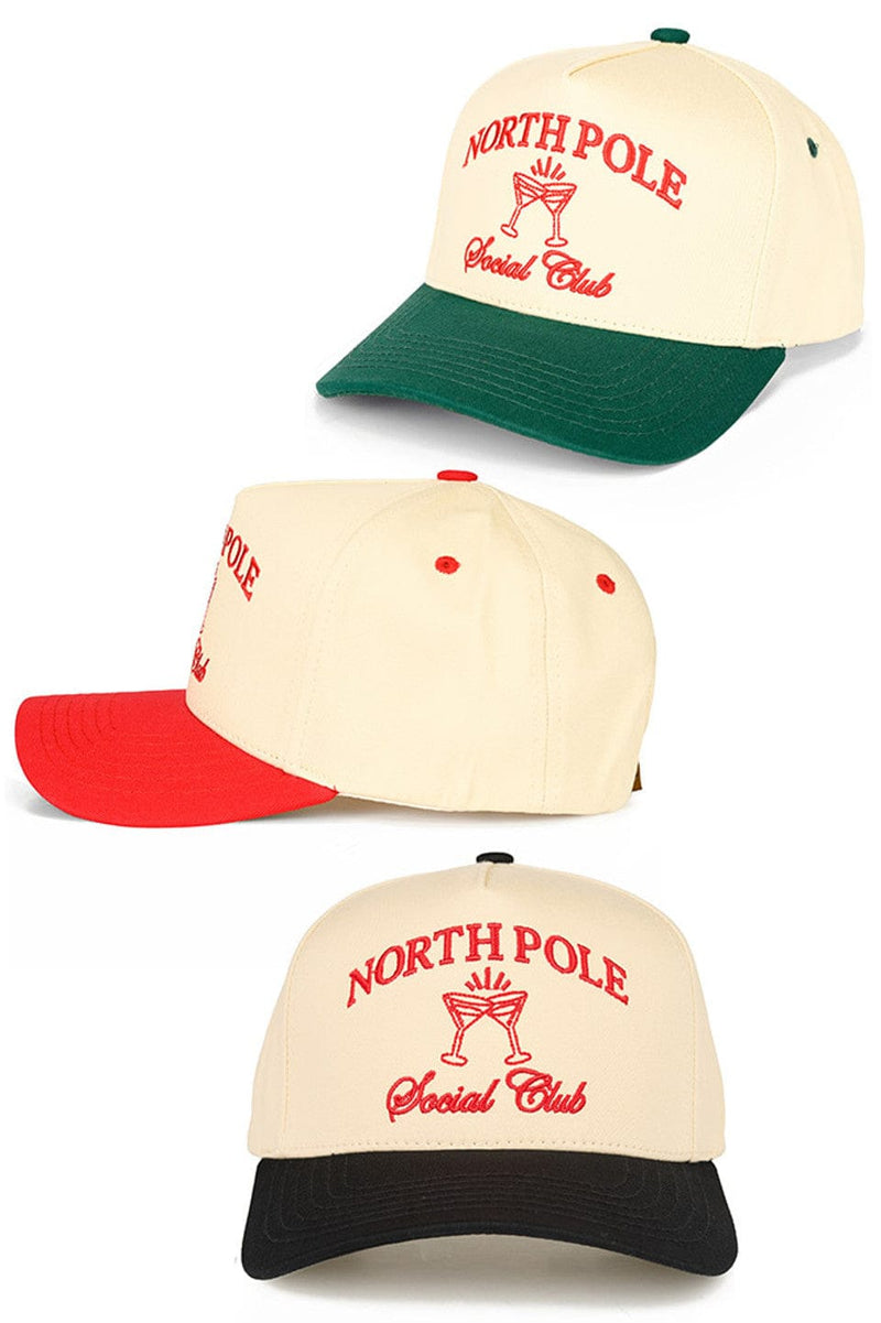 TCM0113 North Pole Social Club Trucker Hat - MiMi Wholesale