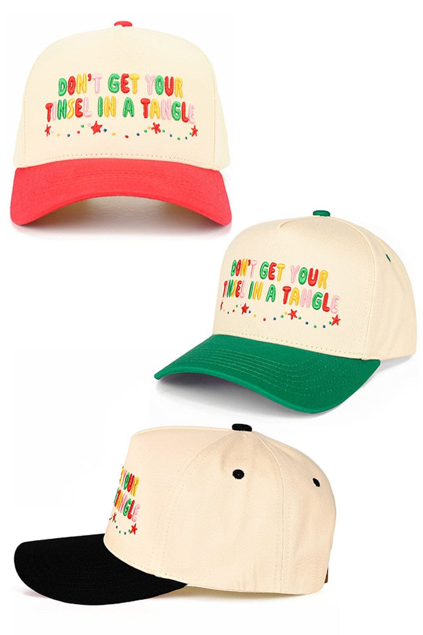 TCM0114 DON'T GET YOUR TINSEL IN A TANGLE Trucker Hat - MiMi Wholesale