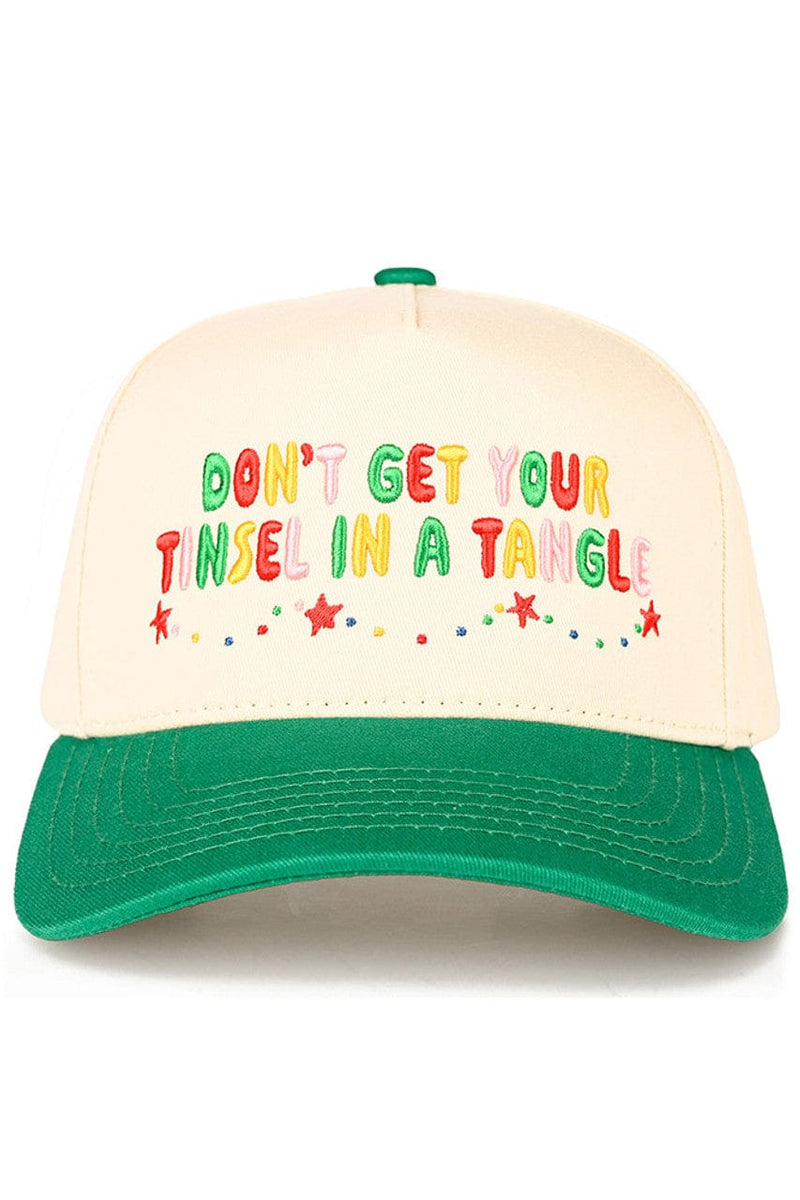 TCM0114 DON'T GET YOUR TINSEL IN A TANGLE Trucker Hat - MiMi Wholesale