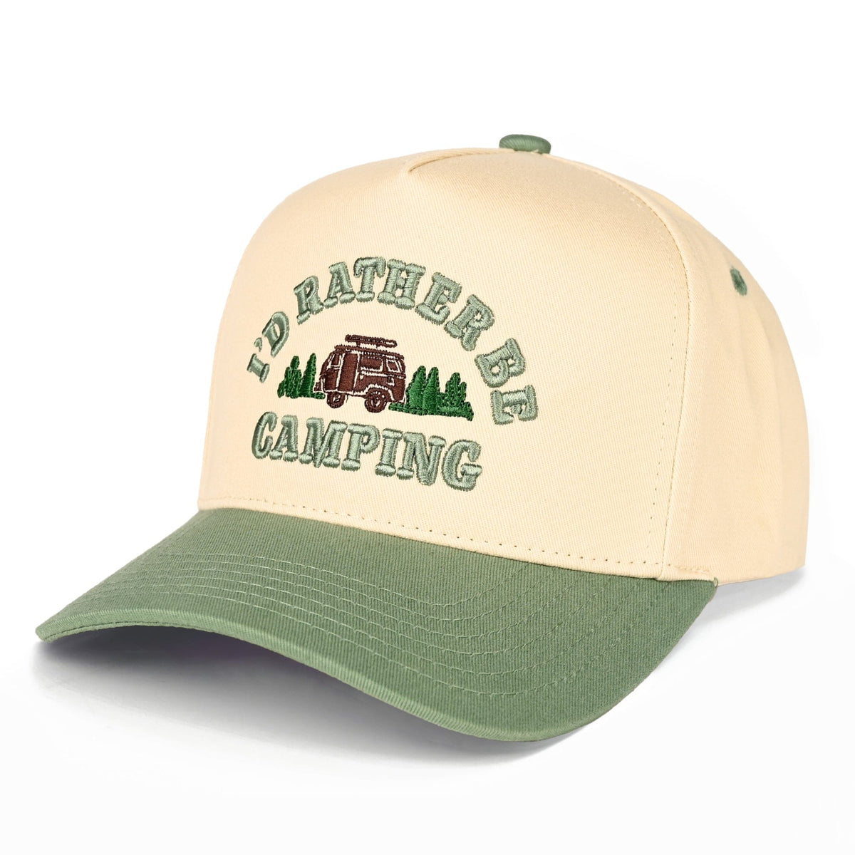 TCM0148 I'd Rather Be Camping Trucker Hat - MiMi Wholesale