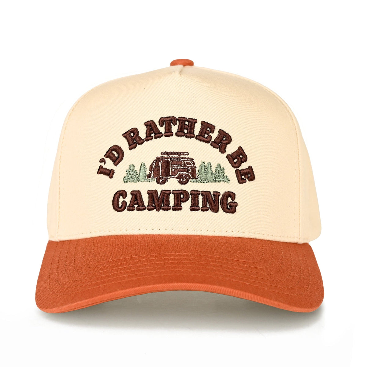 TCM0148 I'd Rather Be Camping Trucker Hat - MiMi Wholesale