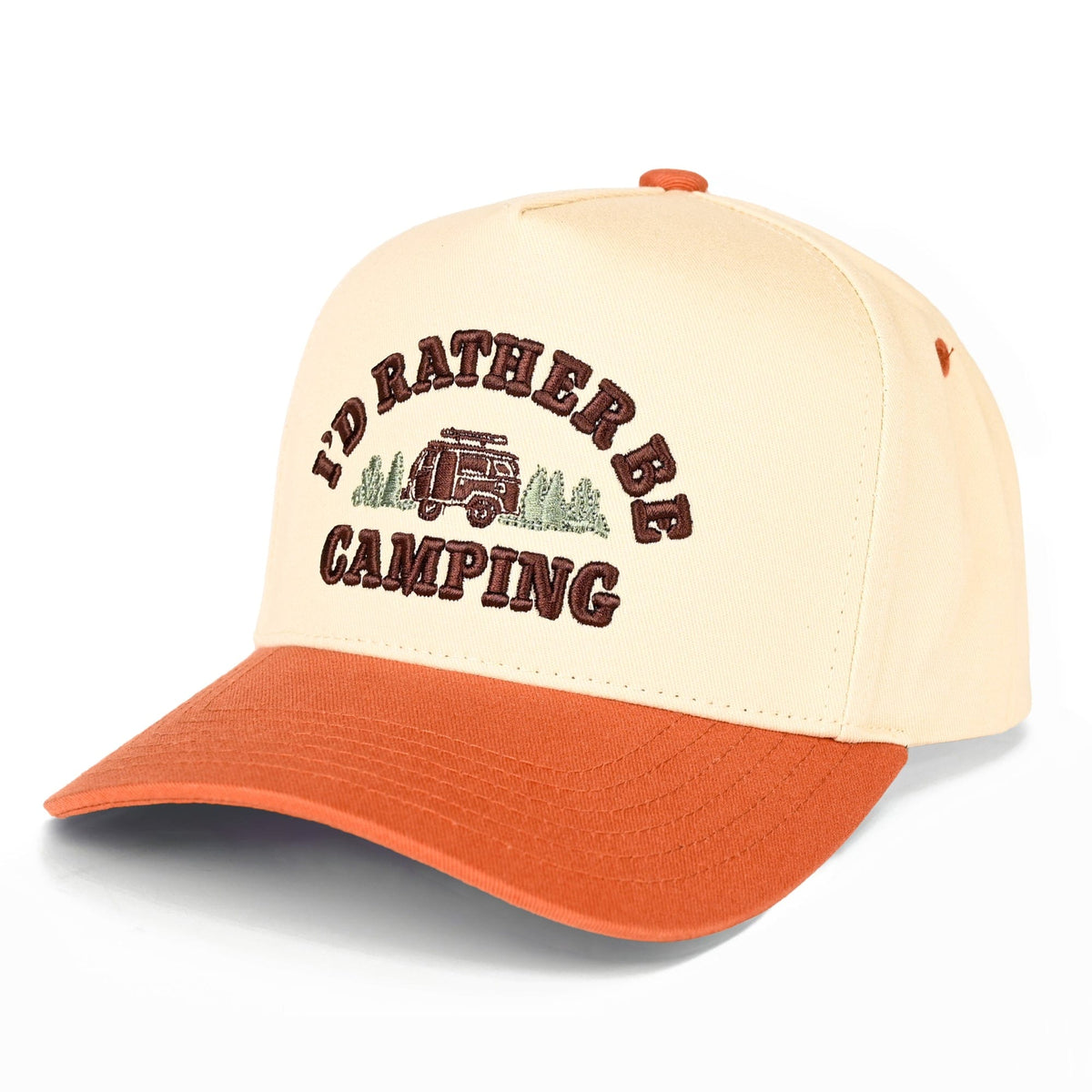 TCM0148 I'd Rather Be Camping Trucker Hat - MiMi Wholesale