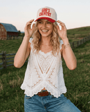 TCM0162 God's Country All Over Camo Trucker Hat - MiMi Wholesale