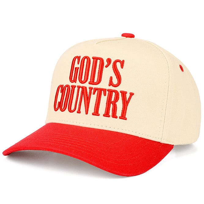 TCM0162 God's Country All Over Trucker Hat - MiMi Wholesale