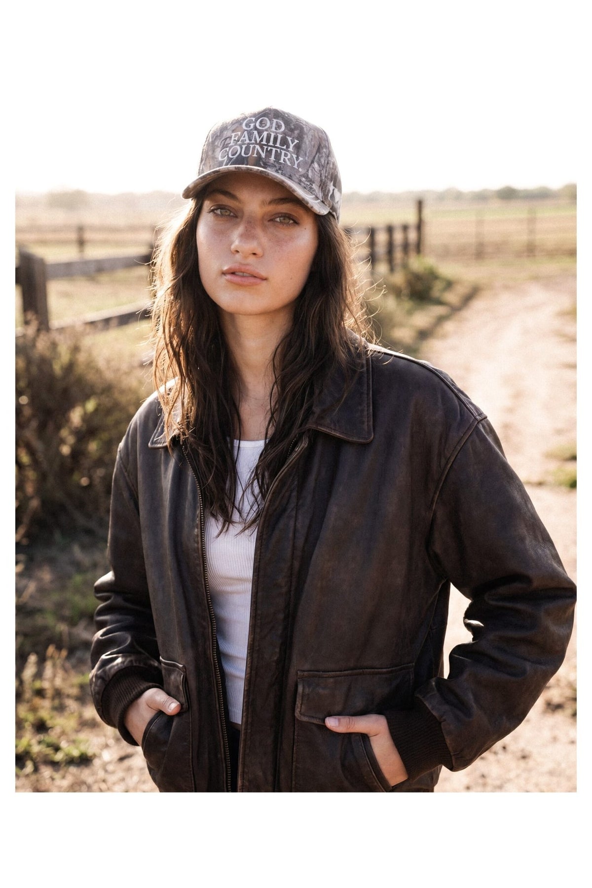 TCM0240 Harper God Family Country Trucker Hat - MiMi Wholesale