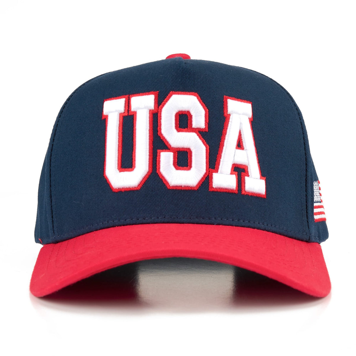 TCM0241 Two Tone USA Trucker Hat - MiMi Wholesale