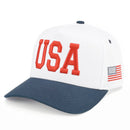TCM0242 White Crown USA Trucker Hat - MiMi Wholesale