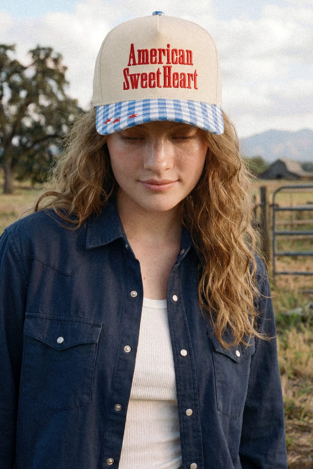 TCM0245 American Sweetheart Trucker Hat - MiMi Wholesale