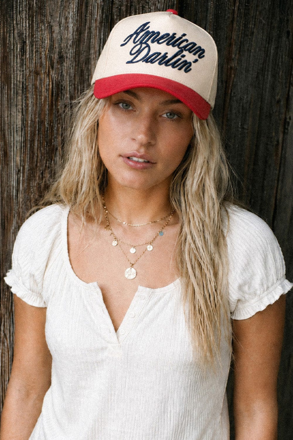 TCM0246 American Darlin Trucker Hat - MiMi Wholesale