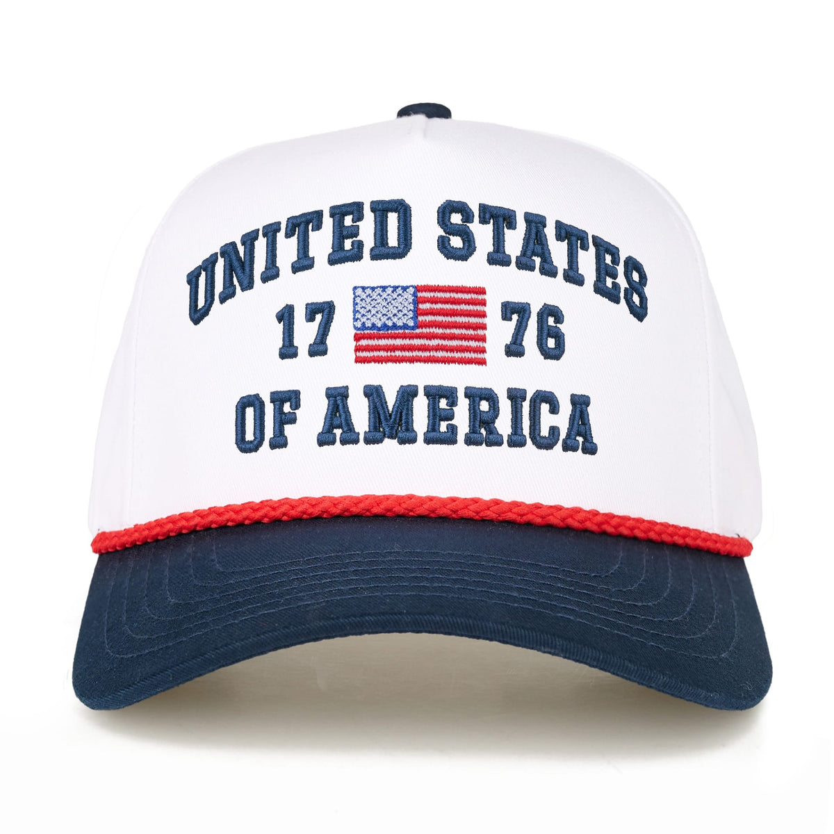 TCM0248 United States of America 1776 Trucker Hat - MiMi Wholesale
