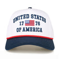 TCM0248 United States of America 1776 Trucker Hat - MiMi Wholesale