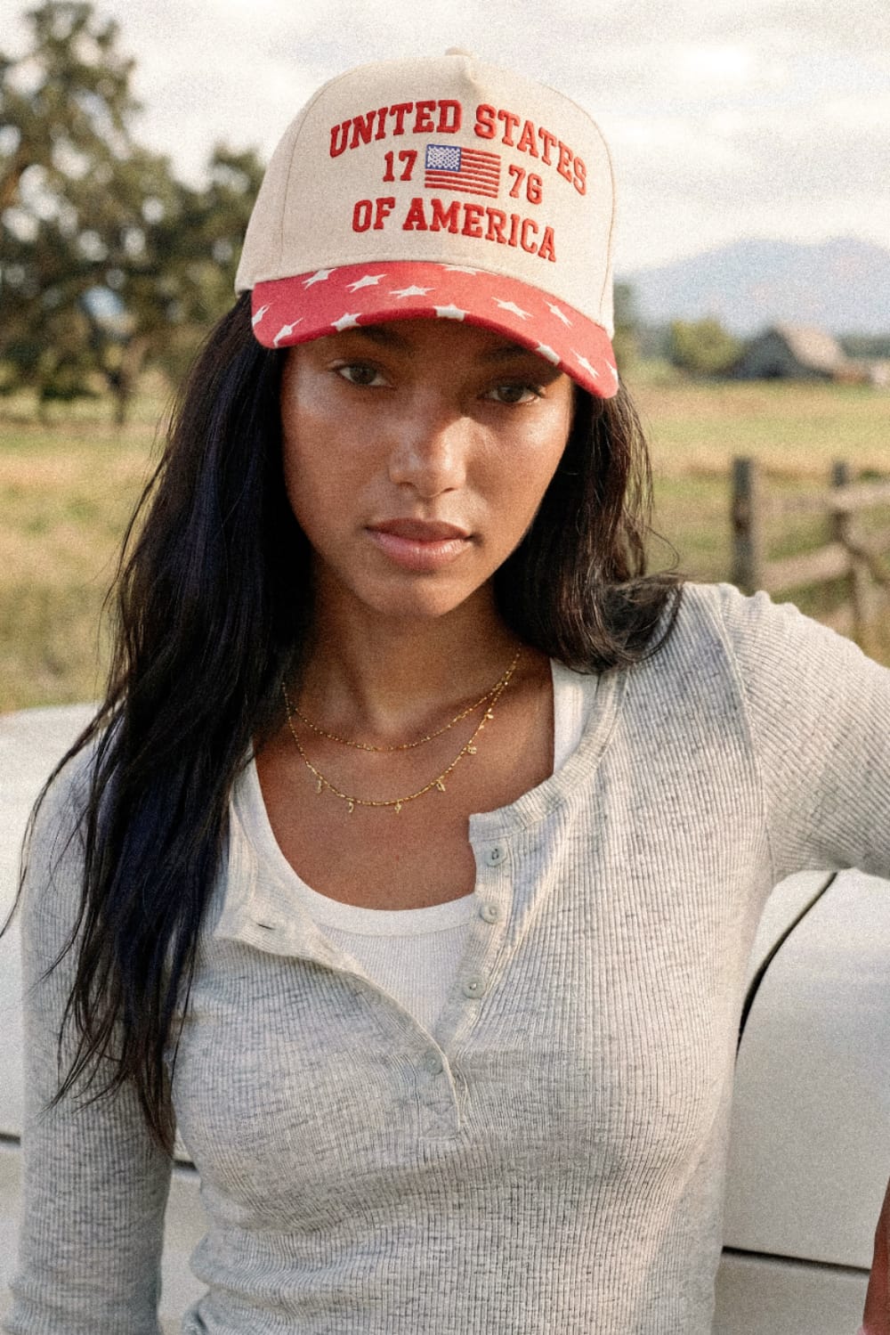 TCM0248 United States of America 1776 Trucker Hat - MiMi Wholesale