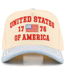TCM0248 United States of America 1776 Trucker Hat - MiMi Wholesale