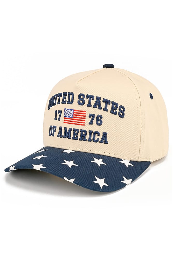 TCM0248 United States of America 1776 Trucker Hat - MiMi Wholesale