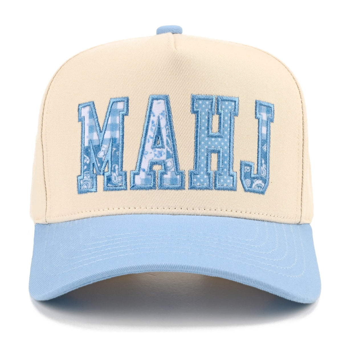 TCM0293 MAHJ Applique Trucker Hat - MiMi Wholesale