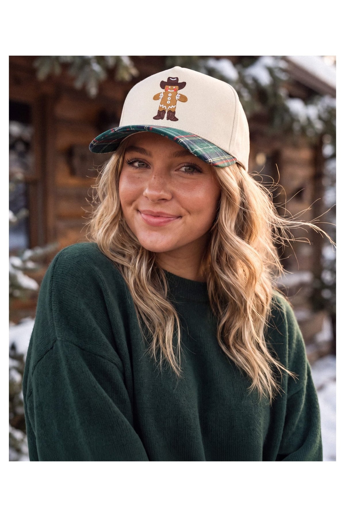 TCM0306 Ginger Cowboy Gingerbread Trucker Hat - MiMi Wholesale