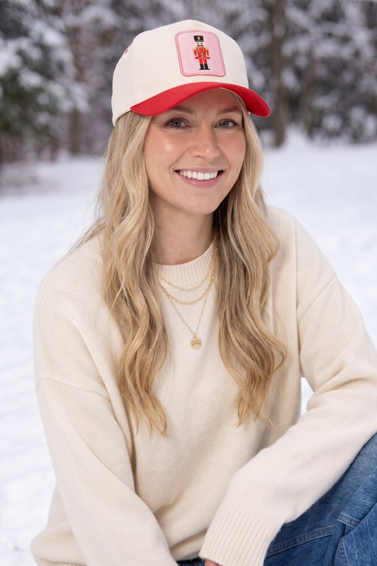 TCM0307 Lucia Nutcracker Soldier Trucker Hat - MiMi Wholesale