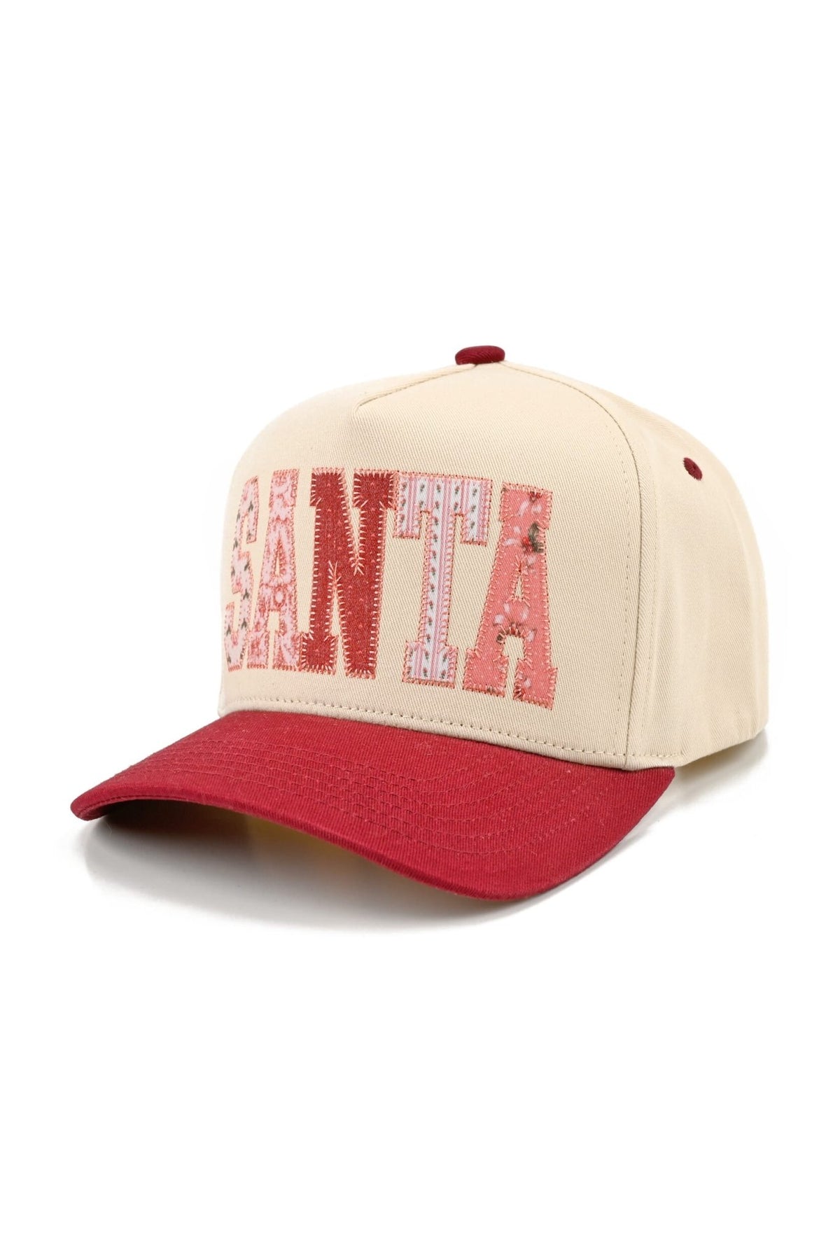 TCM0311 Noelle Santa Applique Trucker Hat - MiMi Wholesale