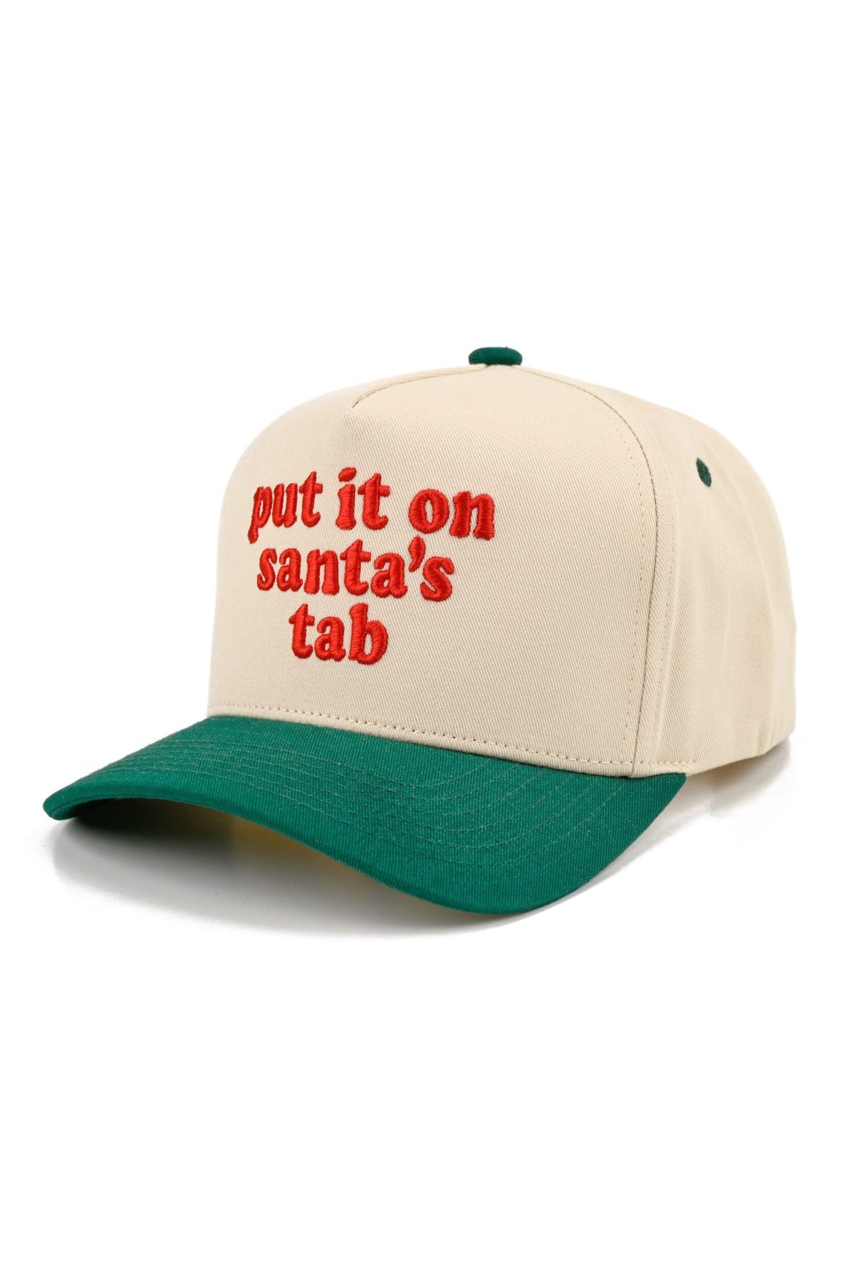 TCM0313 Merry Put It On Santas Tab Trucker Hat - MiMi Wholesale