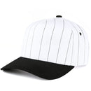 TCM1002 White Pinstripe Trucker Hat - MiMi Wholesale