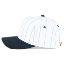 TCM1002 White Pinstripe Trucker Hat - MiMi Wholesale