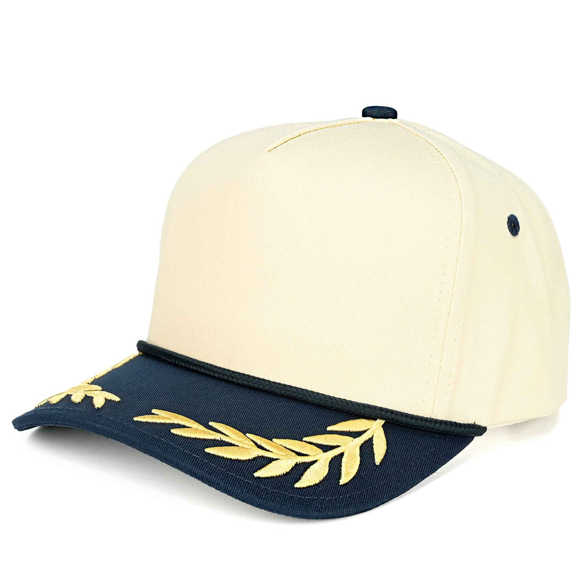 TCM1008 Gold Bay Leaf Trucker Hat - MiMi Wholesale