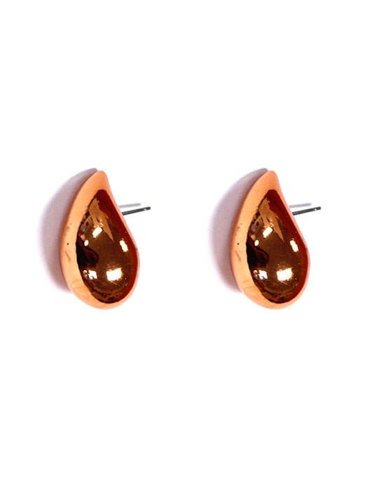 TE10046 Colored Teardrop Earrings - MiMi Wholesale