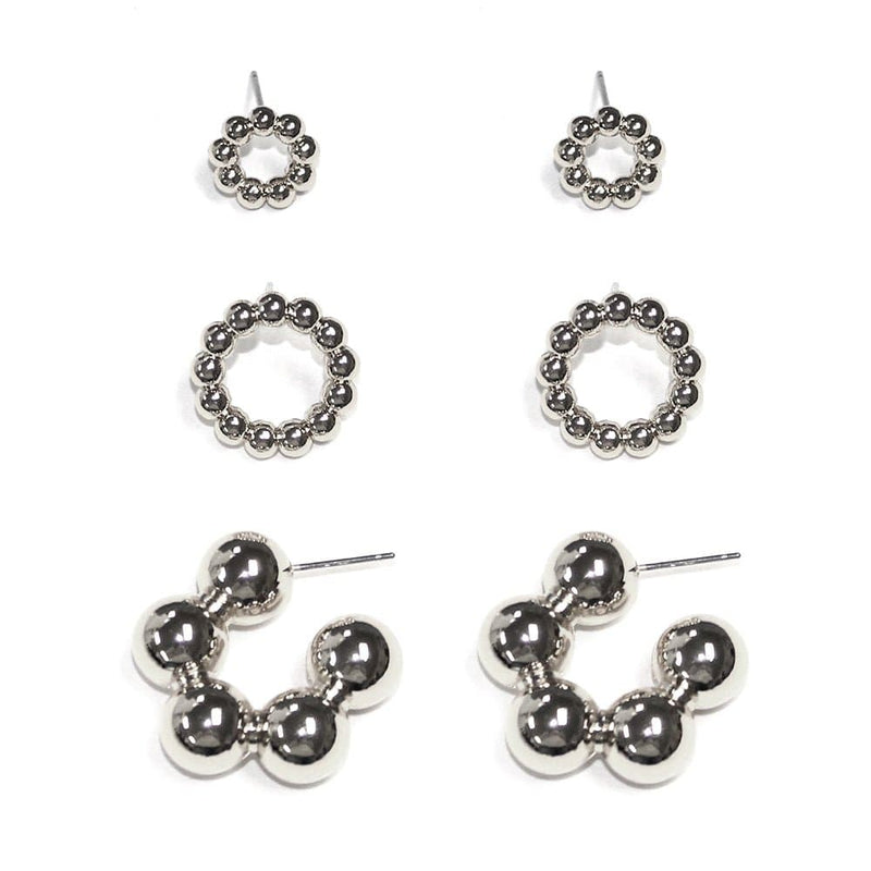 TE10547 Funky Bubble Earring Set - MiMi Wholesale