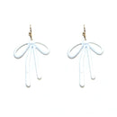 TE10597 Bow Drop Earrings - MiMi Wholesale