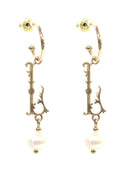 TE9518 Assorted 16 Piece Victorian Initial Dangle Earring Pack - MiMi Wholesale