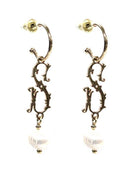 TE9518 Assorted 16 Piece Victorian Initial Dangle Earring Pack - MiMi Wholesale