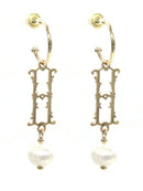 TE9518 Assorted 16 Piece Victorian Initial Dangle Earring Pack - MiMi Wholesale